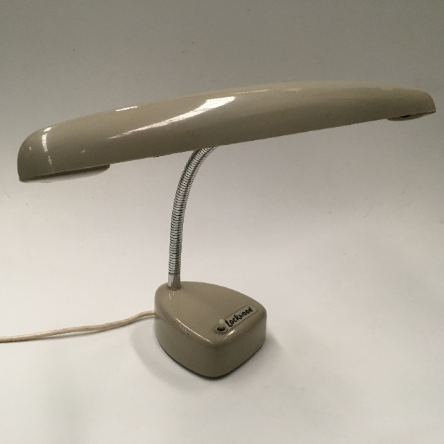LAMP, Desk Light - Fluro Style, Grey Hanimex